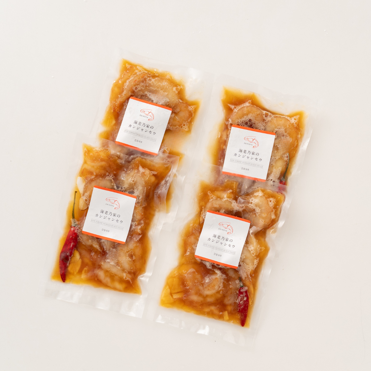 海老乃家のカンジャンセウ 4パック