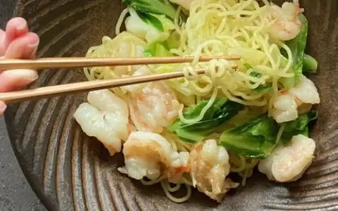 海老の塩焼きそば