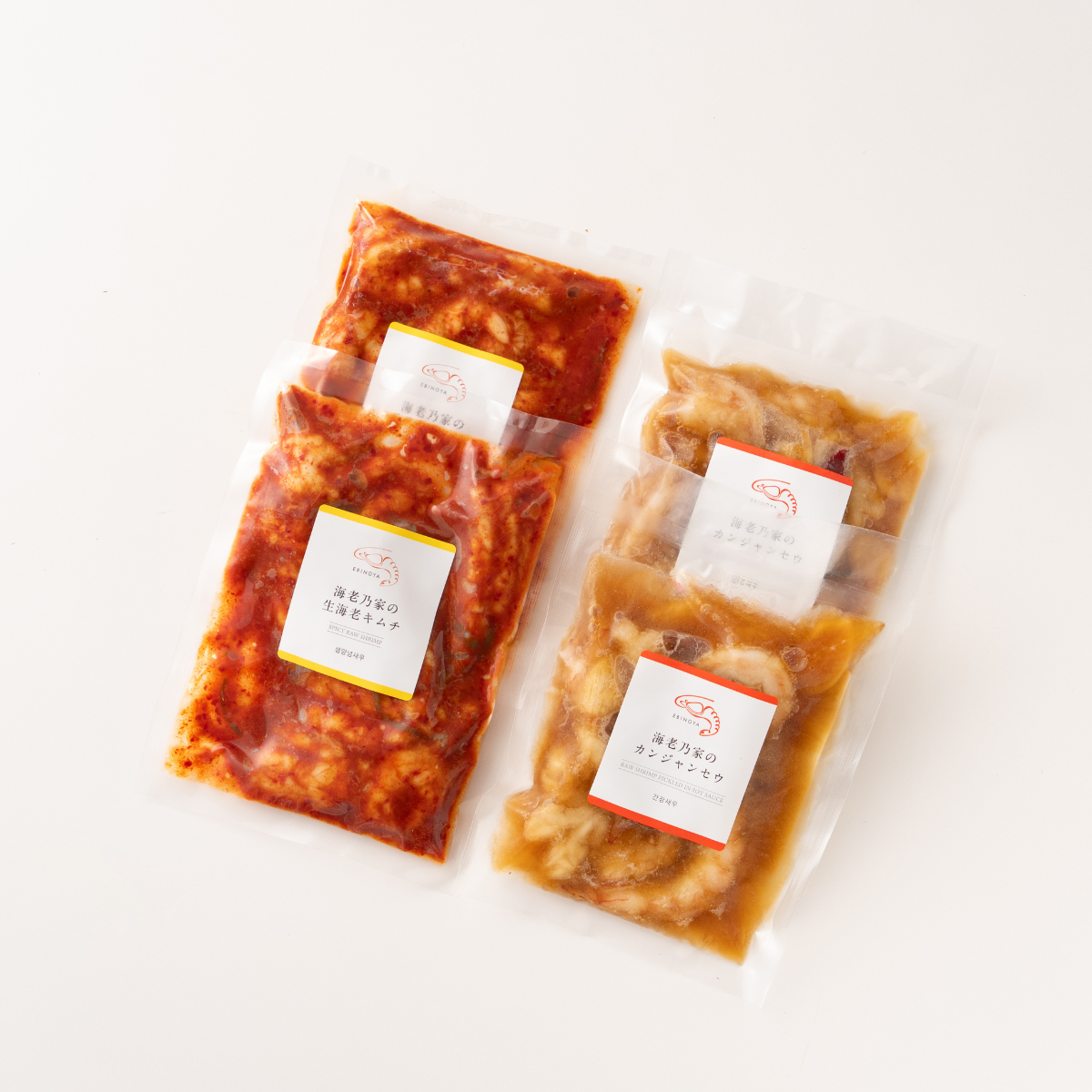 海老乃家の韓国セット４パック